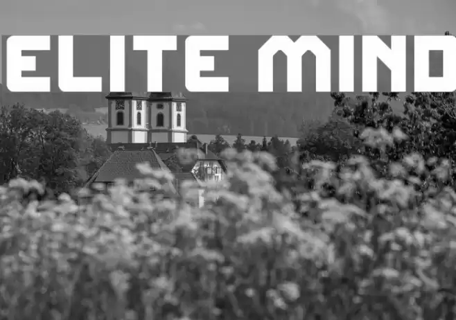 ELITE MIND Font examples