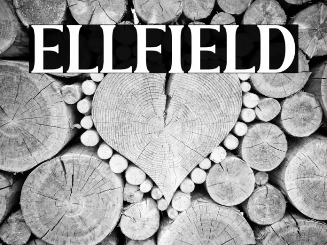 ELLFIELD Font examples