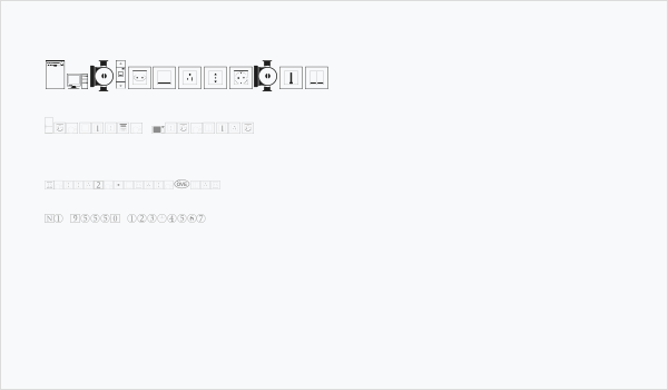 ELSymbolsStd Business Card