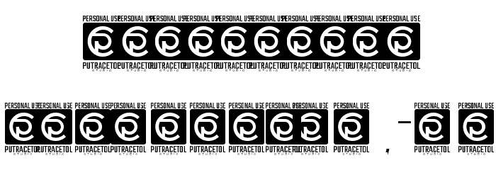 ELVINO Personal Use Font OTHER CHARS