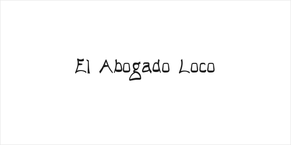 El Abogado Loco Logo