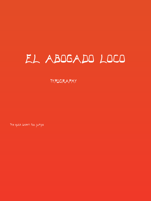 El Abogado Loco Poster
