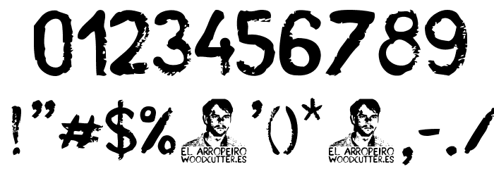 El Arropeiro Font OTHER CHARS