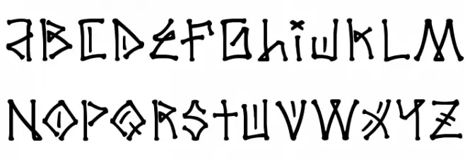 El Barrio 字体 大写