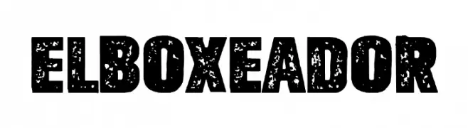 El Boxeador  Fuentes Gratis Descargar