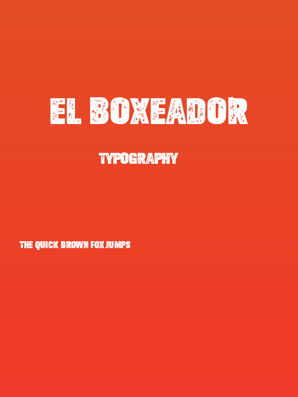 El Boxeador Poster
