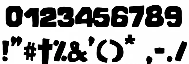 El Buen Español フォント その他の文字