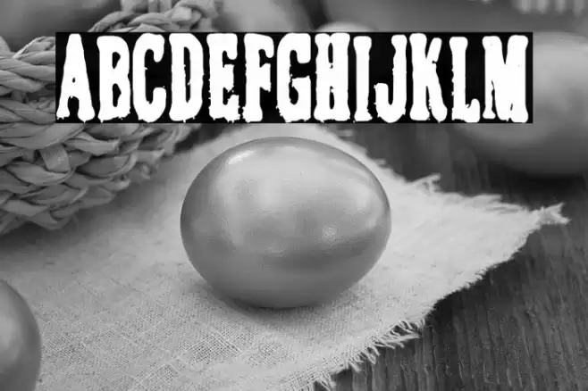 El Caballero Decadente Font examples