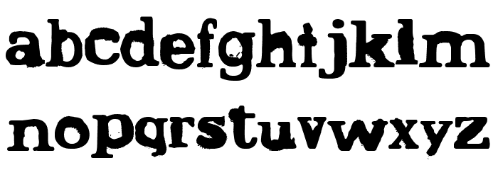 El Cojo Manteca Font LOWERCASE