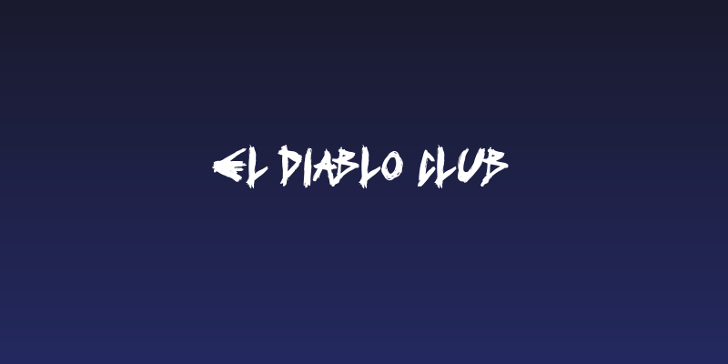 El Diablo Club Social Header