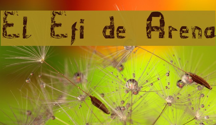 El Efi de Arena Font examples