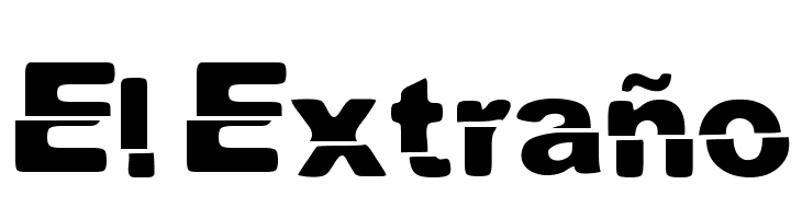 El Extraño  font caratteri gratis