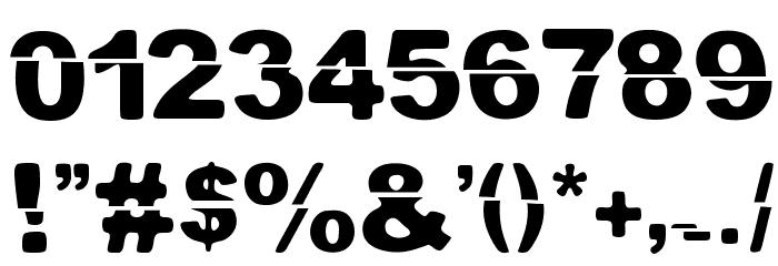 El Extraño Font OTHER CHARS