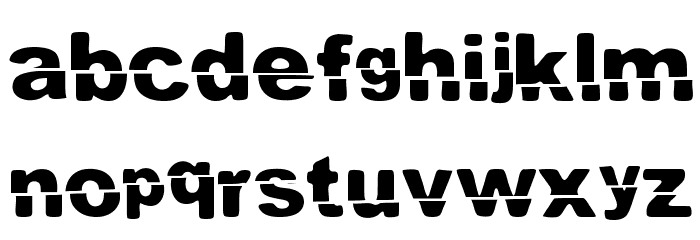 El Extraño Font LOWERCASE