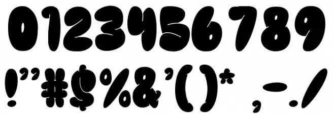 El-Fatso Schriftart Anderer Schreiben