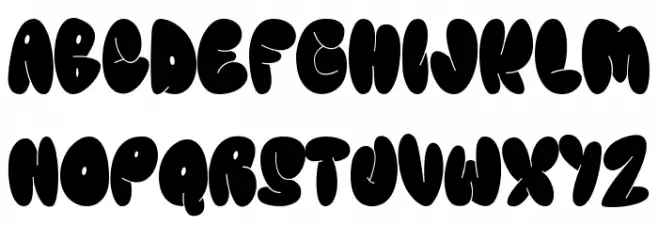 El-Fatso Schriftart Groß