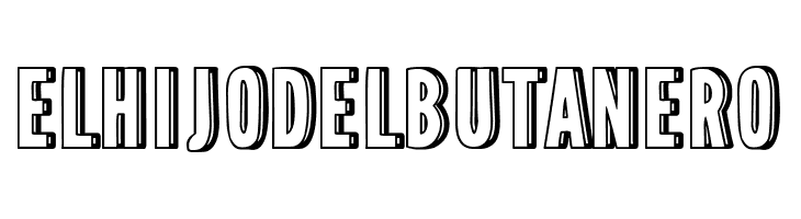 El Hijo del Butanero  Free Fonts Download