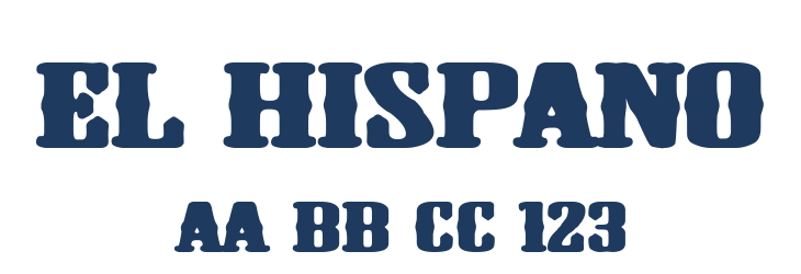 El Hispano Font Preview
