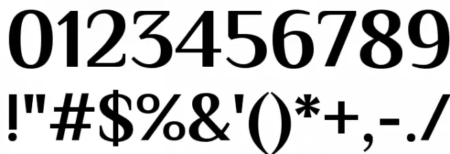 El Messiri Bold Font OTHER CHARS