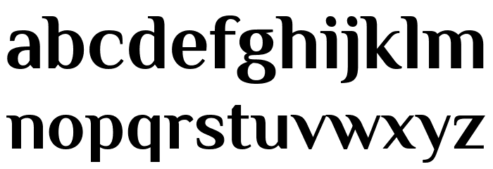 El Messiri Bold Font LOWERCASE