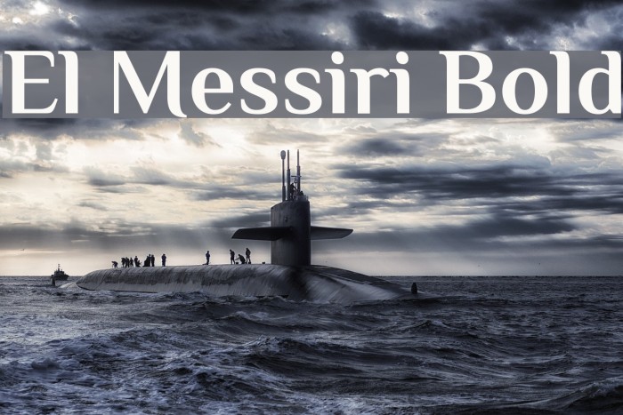 El Messiri Bold Font examples