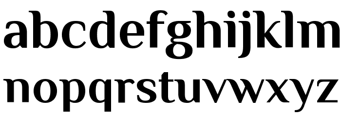El Messiri Bold Font LOWERCASE