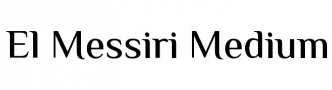 El Messiri Medium  baixar fontes gratis
