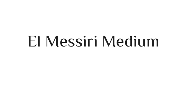 El Messiri Medium Logo