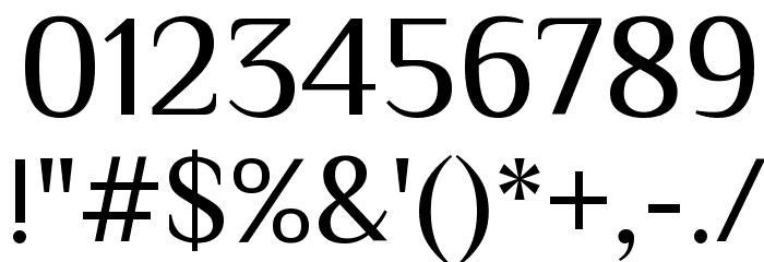 El Messiri Regular Font OTHER CHARS