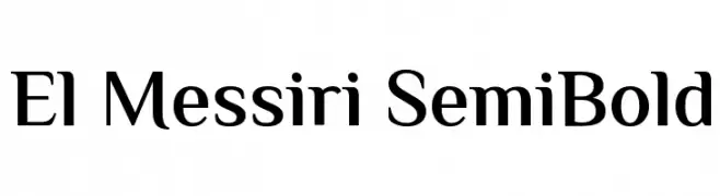 El Messiri SemiBold  baixar fontes gratis