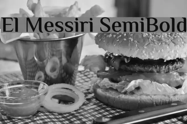 El Messiri SemiBold Font examples