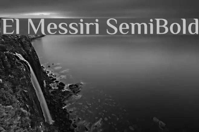 El Messiri SemiBold Font examples