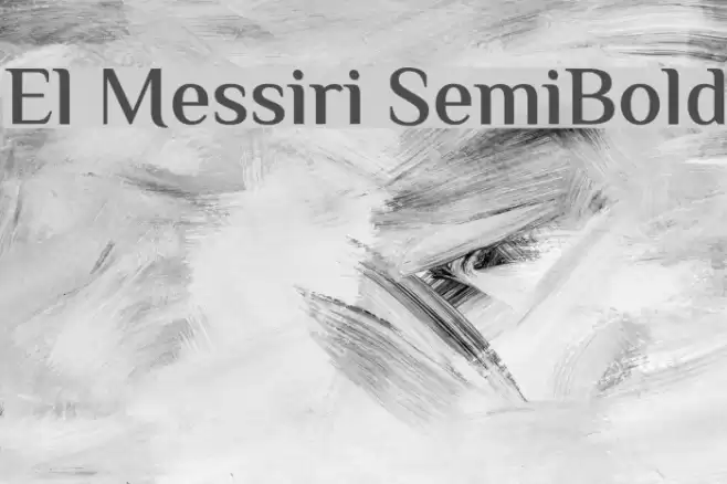 El Messiri SemiBold Font examples