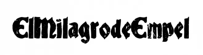 El Milagro de Empel  font caratteri gratis