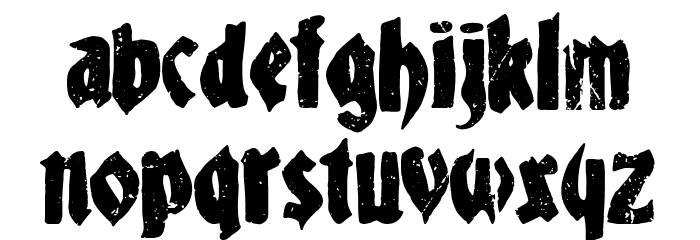 El Milagro de Empel Font LOWERCASE