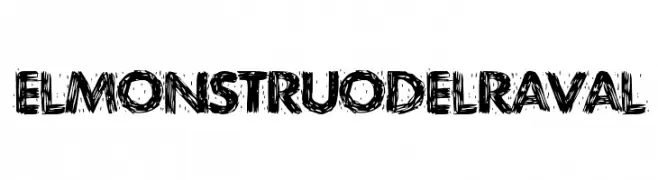 El Monstruo del Raval  Скачать бесплатные шрифты