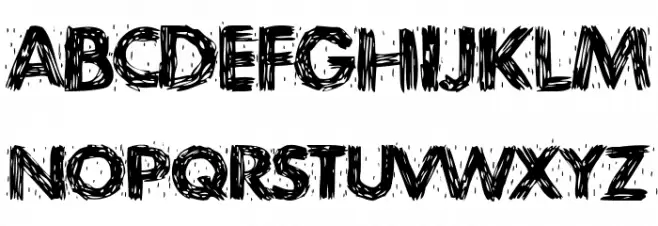 El Monstruo del Raval फ़ॉन्ट अपरकेस