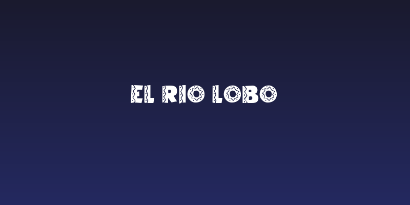 El Rio Lobo Social Header