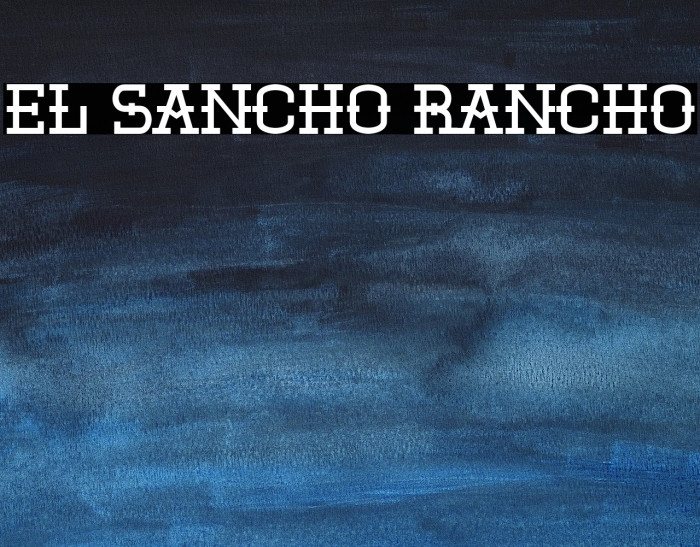 El Sancho Rancho Example 3