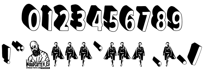 El Super Hombre Font OTHER CHARS