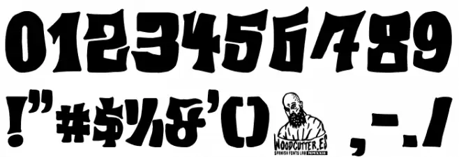 El Superdotado フォント その他の文字