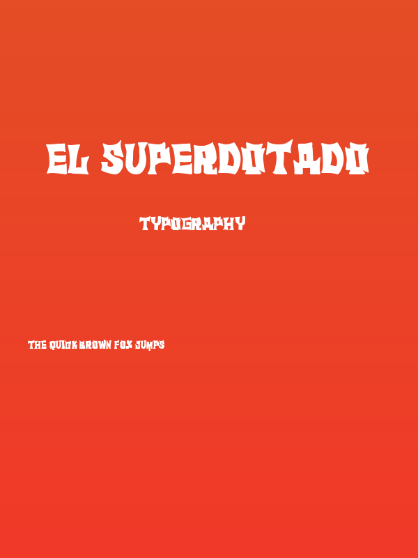 El Superdotado Poster