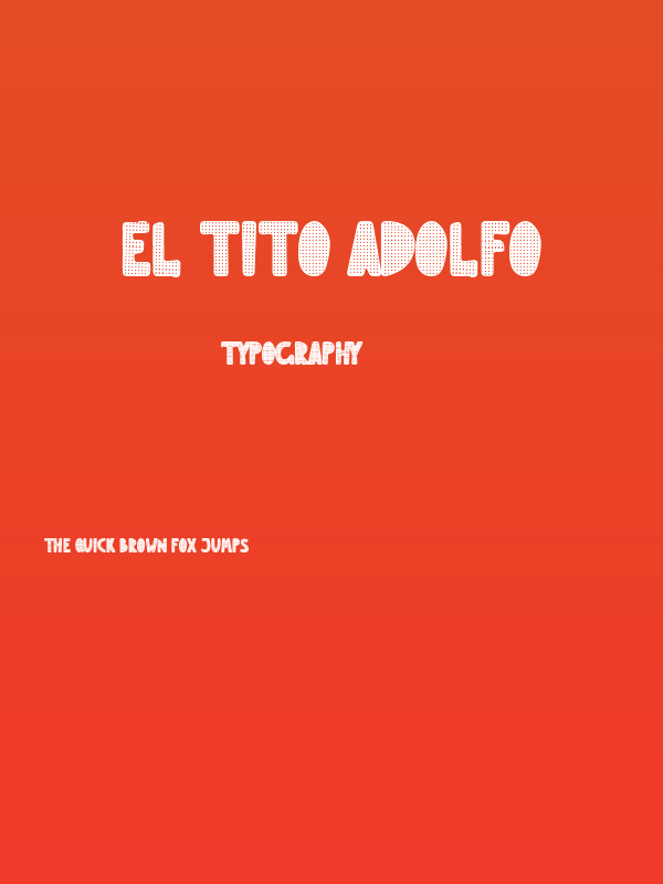 El Tito Adolfo Poster