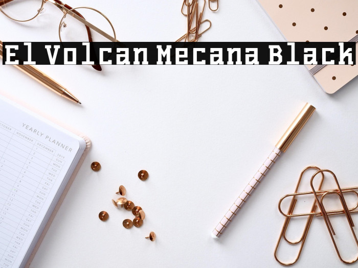 El Volcan Mecana Black Example 2