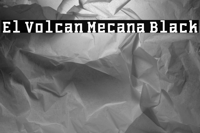 El Volcan Mecana Black Example 3