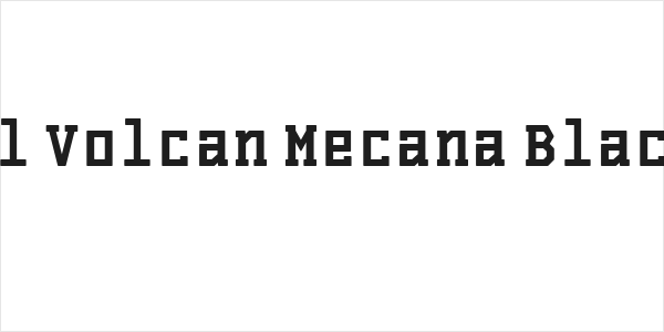 El Volcan Mecana Black Logo
