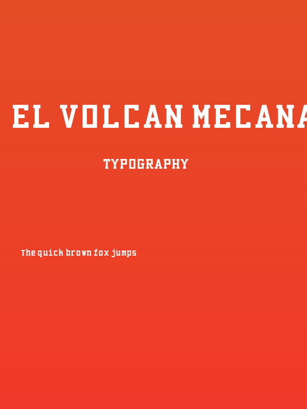 El Volcan Mecana Black Poster