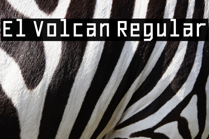 El Volcan Regular Example 1