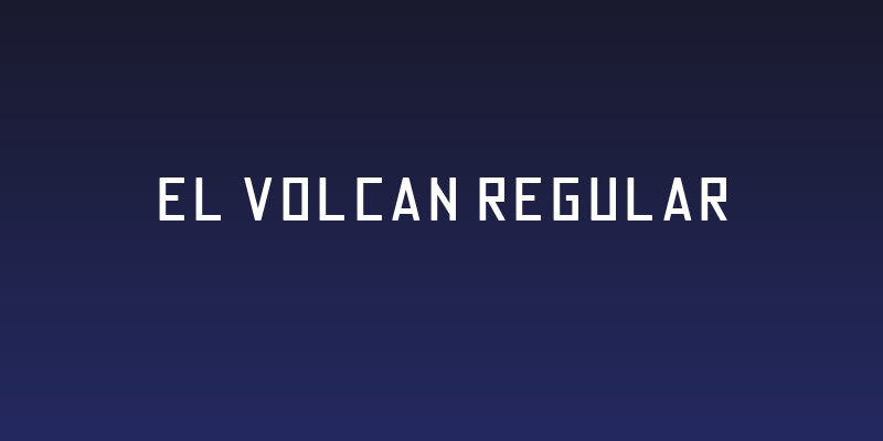 El Volcan Regular Social Header