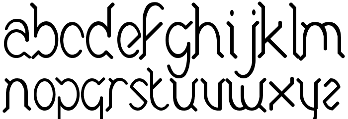 El-Wonko Font LOWERCASE